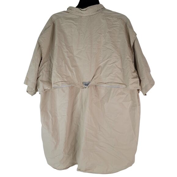 Columbia Shirt Mens XXL PFG Omni Shade Button Down Vented Fishing Hiking - Picture 2 of 10